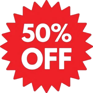 50% OFF Badge